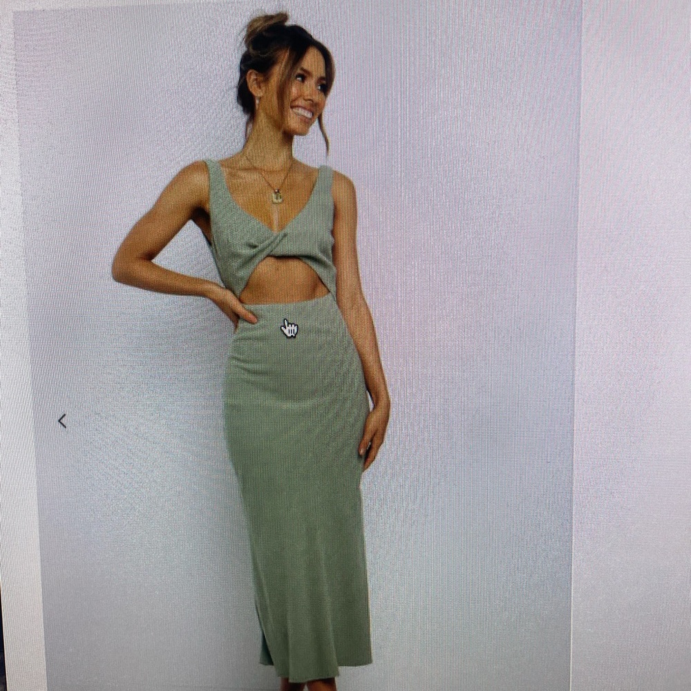 Petal & Pup Apollo Olive Green Dress. Tags still on!